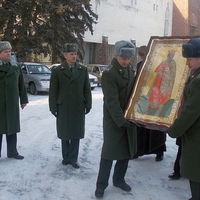 Військовослужбовці Чернігівської області вклоняються Іконі Святого Рівноапостольного князя Володимир