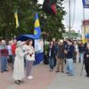 Чернігівські свободівці провели патріотичну раптівку до Дня Конституції України