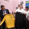 Сергій Березенко подарував нову форму гравцям збірної України серед діабетиків