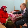 У Чернігівському геріатричному пансіонаті привітали жінок з 8-м Березня