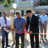 Урочисте відкриття відреставрованого будинку і скверу імені Юрія Лисянського