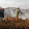 Рятувальники ліквідовують пожежі на торфовищах