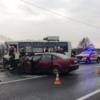 Чернігівські рятувальники деблокували з понівеченого у ДТП автомобіля загиблого водія