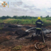 Рятувальники Чернігівщини ліквідовують пожежу на торфовищі
