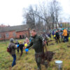У школі Новгород-Сіверської громади висадили яблуневий сад