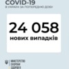 Станом на 12 листопада в Україні зафіксовано 24058 нових випадків COVID-19