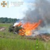 На Чернігівщині вогнеборці та лісівники відпрацювали спільні дії з ліквідації загорянь у лісових масивах