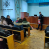 Рятувальники Чернігівщини нагадали поліцейським правила пожежної та мінної безпеки