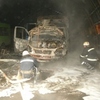 Чернігів: пожежа мікроавтобусу