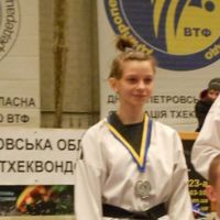 Анна Хомич завоювала срібло на Чемпіонаті України з тхеквон-до